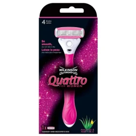 Wilkinson Quattro for Women Holící strojek + 1 náhradní hlavice (WDS003)