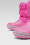 Kozačky Crocs WINTER PUFF BOOT KIDS 14613-6TR Materiál - Croslite,Látka/-Látka