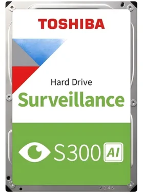 Toshiba S300 AI Surveillance 20TB (bulk) / HDD / 3.5" / SATA 6Gbits / 7 200 rpm / Interní (HDEB038ZSA51F)