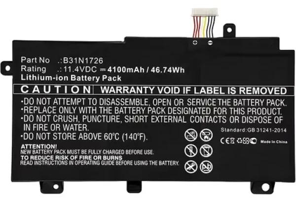 CoreParts Baterie Asus FX504GD černá / Náhradní baterie pro notebook / Li-Ion (MBXAS-BA0243)