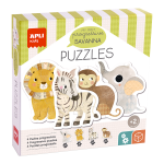 Edukační puzzle Apli - My First Savannah, 16 ks, 2+