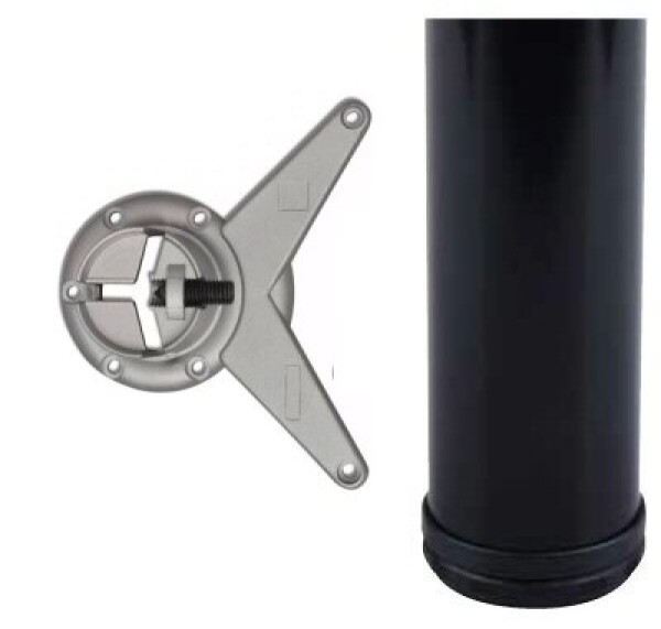 Incoll stolová noha černá 810x60 (24_GP00_082_54)