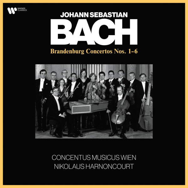 Brandenburg Concertos - Harnoncourt/Concertus Musicus Wien 1981 - 2 LP - Johann Sebastian Bach
