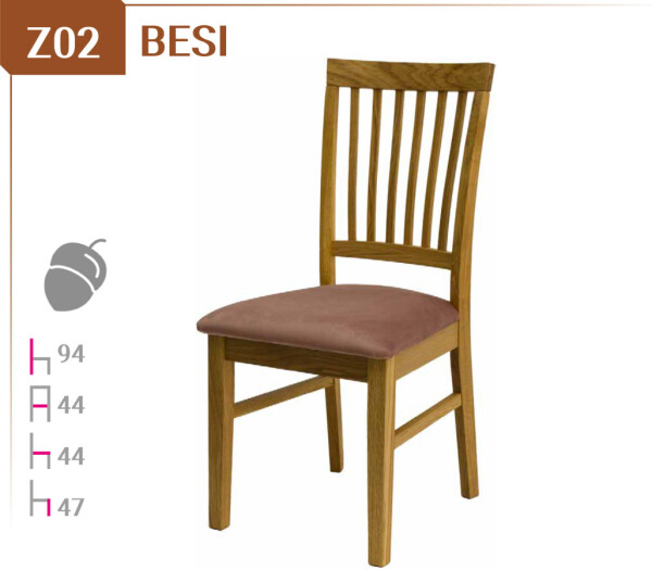 Jídelní židle BESI dub