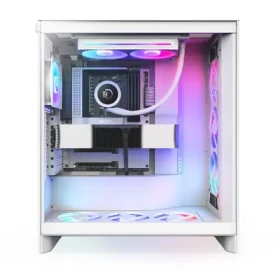 NZXT Kraken Elite 240 bílá / 2x 120mm / Fluid Dynamic Bearing / 30 dB @ 2000 RPM / 73.47 CFM / LCD / AMD + Intel (RL-KR240-W2)