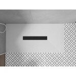 MEXEN - TORO krytka do vaničky 130-160 černá 43920070