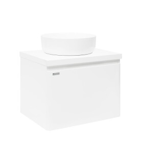 Koupelnová skříňka pod umyvadlo Naturel Ancona 60x46 cm bílá lesk ANCONA260BLD ANCONA260BLD
