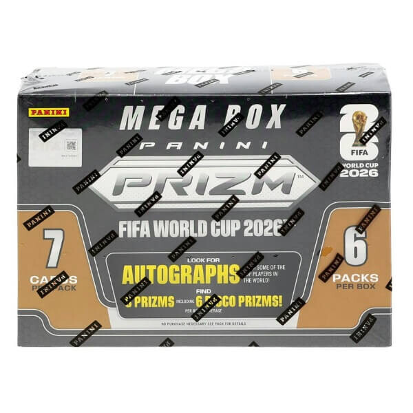 2026 Panini Prizm FIFA World Cup Soccer Hobby Mega Box - fotbalové karty