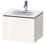 DURAVIT - L-Cube Umyvadlová skříňka 40x52x42 cm, 1 zásuvka, lesklá bílá LC613402222