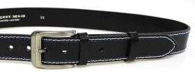 PENNY BELTS 02NKS-2-B-M Pánský kožený opasek černý 100cm