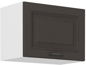 Horní skříňka nad digestoř Stilo 50 GU-36 1F Barva korpusu: Bílá, Barva dvířek: Grafit