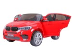 Mamido Elektrické autíčko BMW X6 M dvoumístné XXL červené