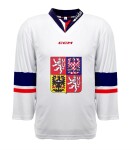 Dres české hokejové reprezentace David Pastrňák #88 2023/2024 CCM Fandres replica - bílý Velikost: dětský 130