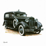 Nástěnný poznámkový kalendář 2026 NOTIQUE - Classic Cars – Václav Zapadlík, 30 x 30 cm