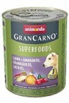 Animonda pes GRANCARNO konz. Superfoods jehněčí 800g