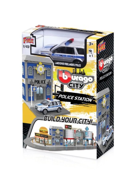 Bburago city 1:43 18-31502 Policejní stanice, Bburago, W010103