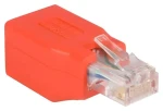 StarTech Ethernet crossover adaptér červená / Adaptér / RJ-45 / RJ-45 / křížené zapojení (C6CROSSOVER)