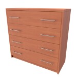 Nábytek Mikulík Komoda AURA 1 - hl. 43 cm ROZMĚR: (š/v/h) 60 x 86 x 43 cm