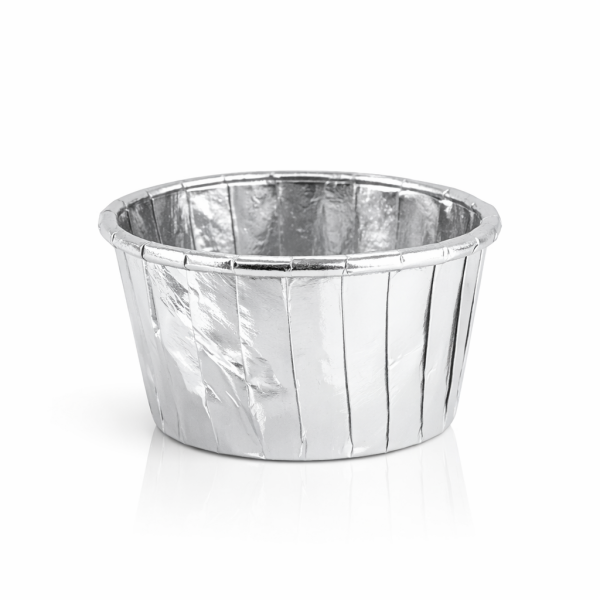 Cake star Samonosné košíčky stříbrné 50ks