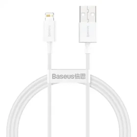 Baseus CALYS-A02 Superior Series bílá / kabel USB-A na Lightning / 1m (CALYS-A02)