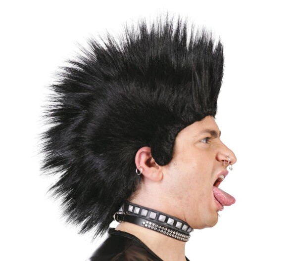 Paruka Punk číro černá