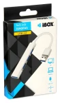 IBOX USB Hub bílá / USB rozbočovač / 1x USB 3.0 / 3x USB 2.0 (IUH3FAS)