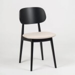 STIMA Jídelní židle BUNNY černá - látka STI-BUNNY-CERNA-LATKA