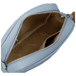 Stylová dámská koženková crossbody kabelka Erina, světle modrá