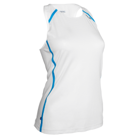 Běžecké tílko SALMING Pitea Singlet 21 - White Velikost textilu: XS