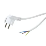 LogiLink napájecí kabel CEE7/7 - holé konce bílá / Napájecí kabel / 1,5 m (CP136)
