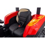 Mamido Dětský elektrický traktor BLAST s přívěsem 2x200W červený