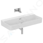 IDEAL STANDARD - Conca Ceram Umyvadlo 1000x450 mm, s přepadem, bez otvoru pro baterii, bílá T379901