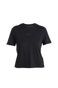 ICEBREAKER Wmns Merino 150 Tech Lite III SS Crop Tee, Black velikost: M