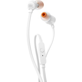 JBL T110 špuntová sluchátka kabelová bílá headset