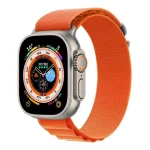 Devia Deluxe Sport5 44/45/49mm oranžová / Řemínek pro Apple Watch / Nylonový / Nastavitelný (6938595381850)