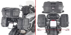 Plo5138Mk trubkový nosič PL One-Fit pro Bmw S 1000 XR (20-25) pro boční kufry Monokey