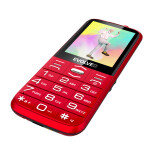 EVOLVEO EasyPhone XO + nabíjecí stojánek červená / 2.8" / 0.3MP / DualSIM / microSDHC (SGM EP-630-XOR)