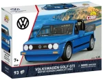 COBI Stavebnice 24661 Volkswagen Golf GTI Cabrio 1984 modrá