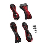 CableMod PRO ModMesh prodlužovací set / černo-červená (CM-PCAB-16P3KIT-NKKR-3PK-R)