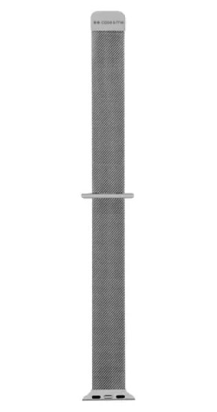 SBS caseme stříbrná / Řemínek pro Apple Watch / 42/44/45 mm / ocel
