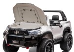 Mamido Dětské elektrické autíčko Toyota Hilux 4x4 bílé
