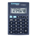 DONAU kapesní kalkulačka DONAU TECH 2086, 8místná, černá