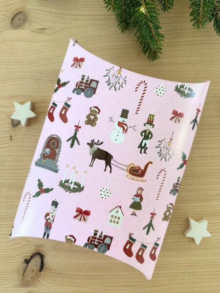 Be Nice EKO Krabička střední - Anglická pohádka (růžová)