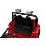 Mamido Elektrické autíčko OFF ROAD EXTREME 4x4 červené 24V | 200W | 50 kg | EVA | LED | 2,4Ghz | ECO kůže