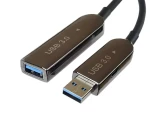 PremiumCord prodlužovací optický AOC kabel USB 3.0/2.0 A(M)-A(F) / 7 m (ku3fiber07)