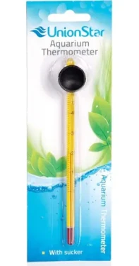 Akvarijní teploměr skleněný s přísavkou Slim / Teploměr / 15 cm (9457)