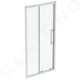 IDEAL STANDARD - i.Life Posuvné sprchové dveře, dvoudílné, 1000 mm, silver bright/čiré sklo T4941EO