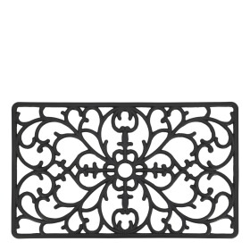 Chic Antique Gumová rohožka Filigree 45 × 75 cm, černá barva