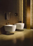 DURAVIT - ME by Starck Závěsné WC, Rimless, s WonderGliss, alpská bílá 25290900001