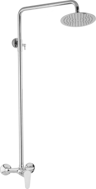 JB Sanitary Sprchová sestava s baterií TIRA s horním vývodem, průměr 25cm SD 61 000 00 6